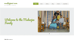 Desktop Screenshot of mukerjees.com